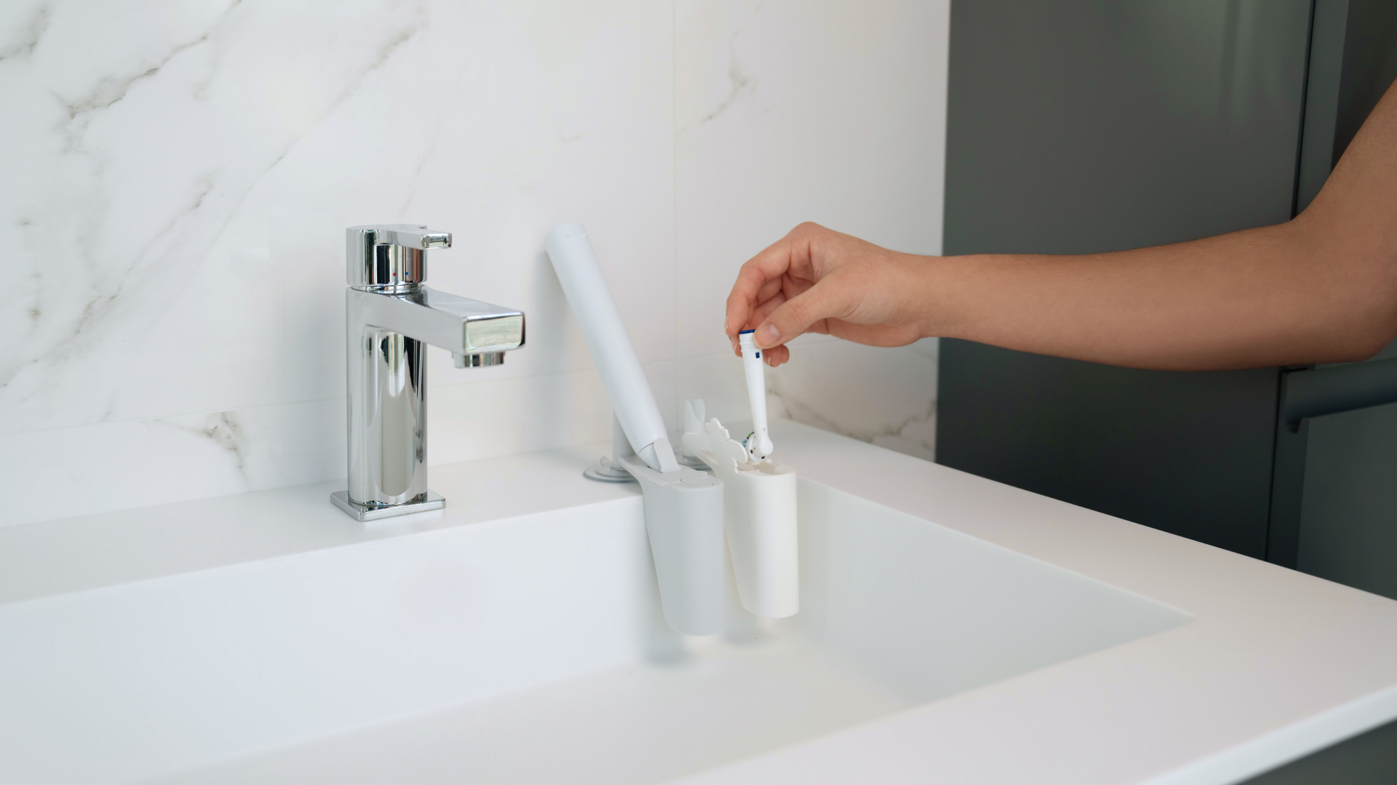 NOOK: The Best Electric Toothbrush Holder and Bathroom Organizer