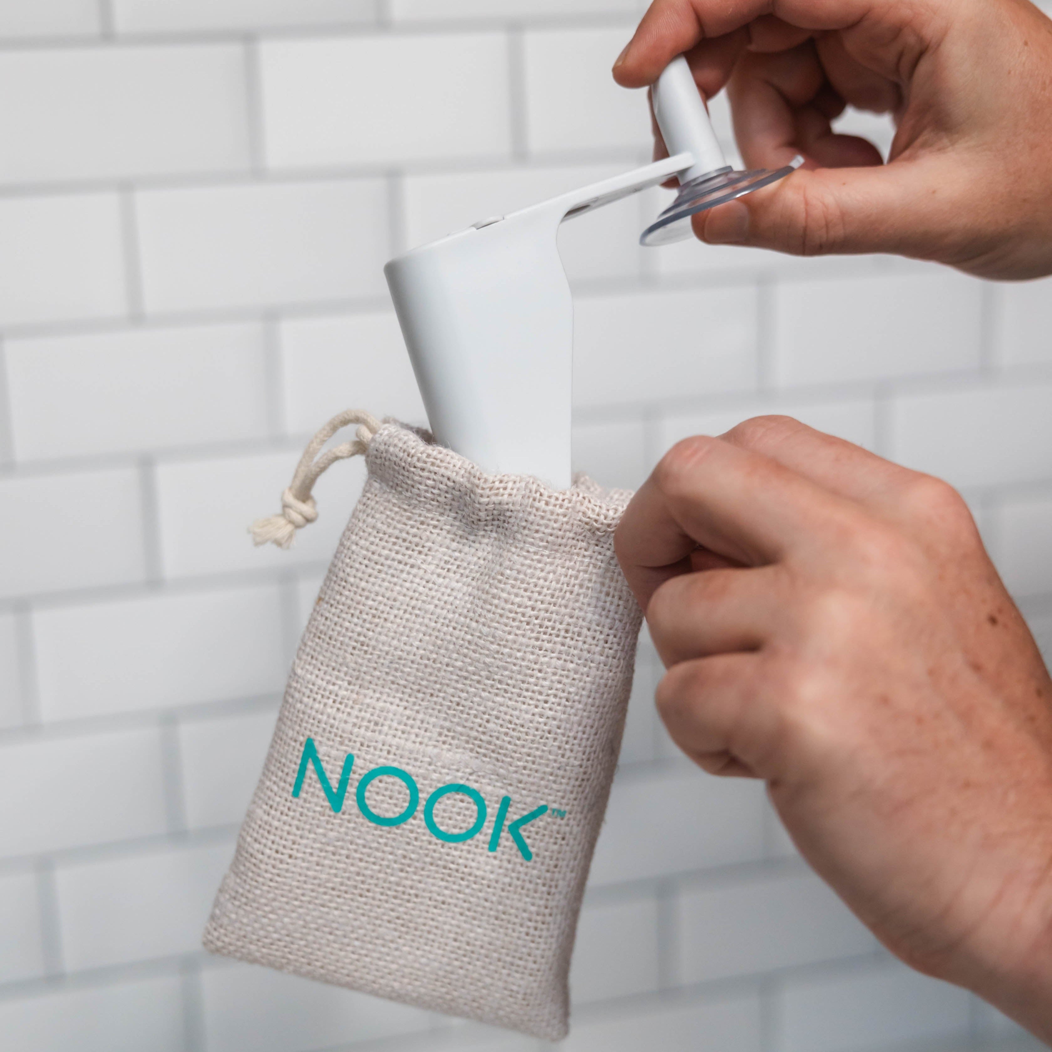 NOOK Toothbrush Holder - Grey