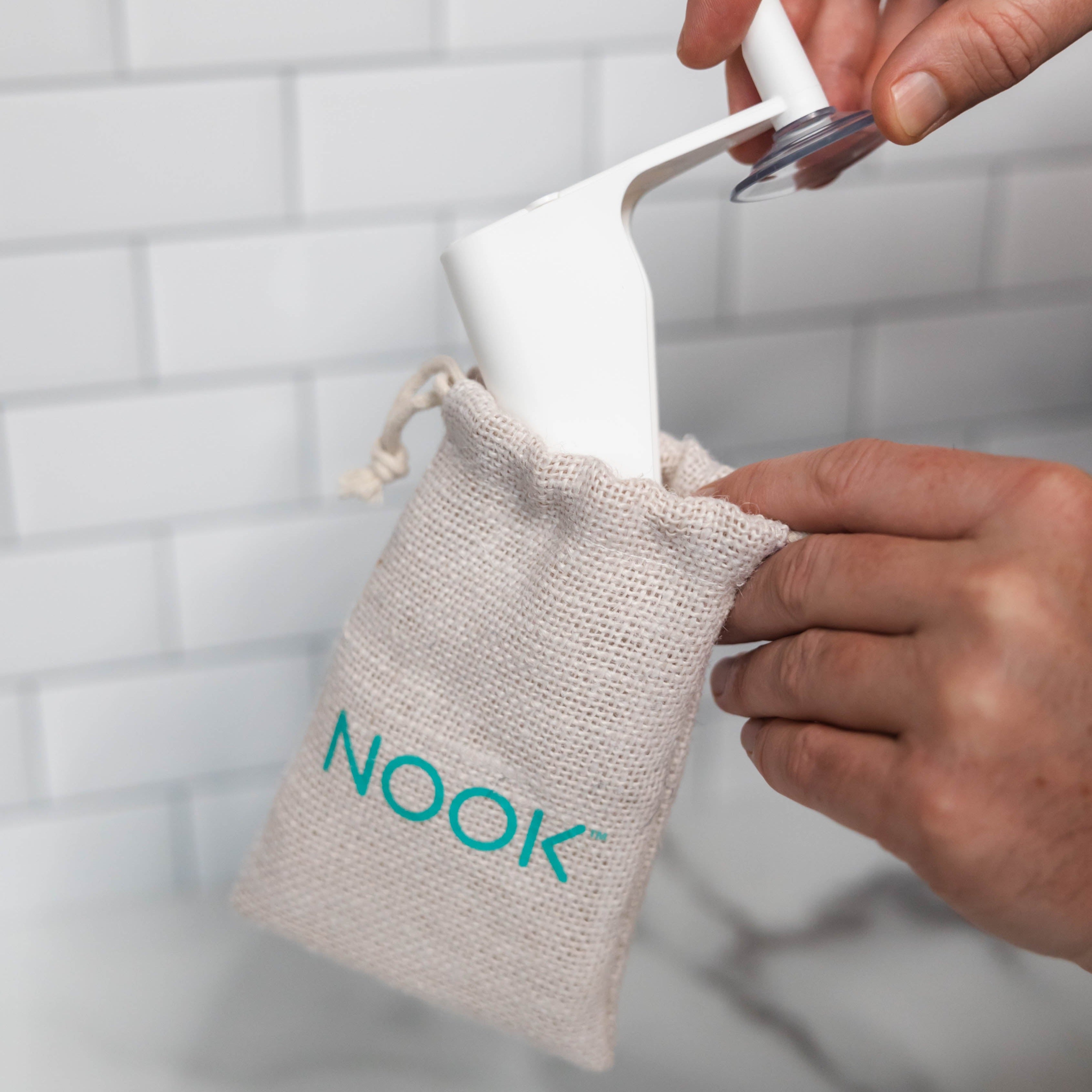 NOOK Toothbrush Holder - White