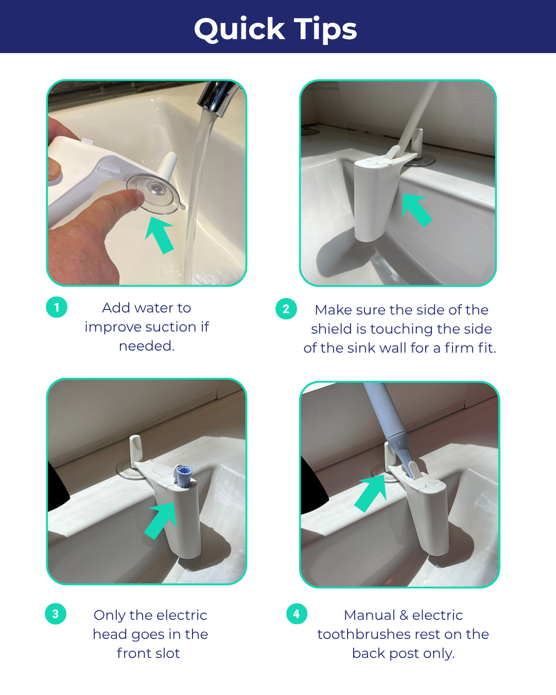 nook toothbrush holder white quick tips #Color_White