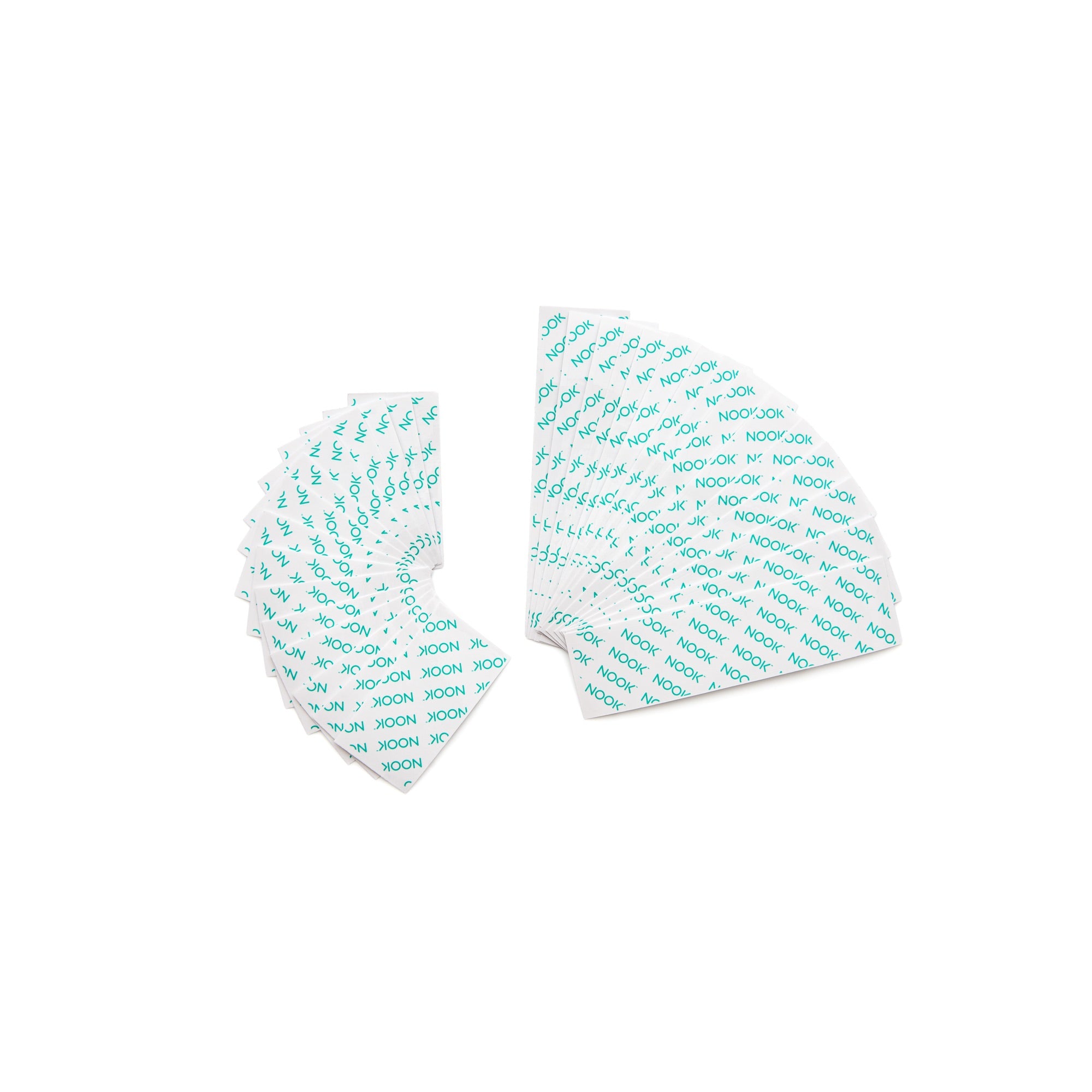 Fan of 30 NOOK Toiletry Tape pre-cut strips