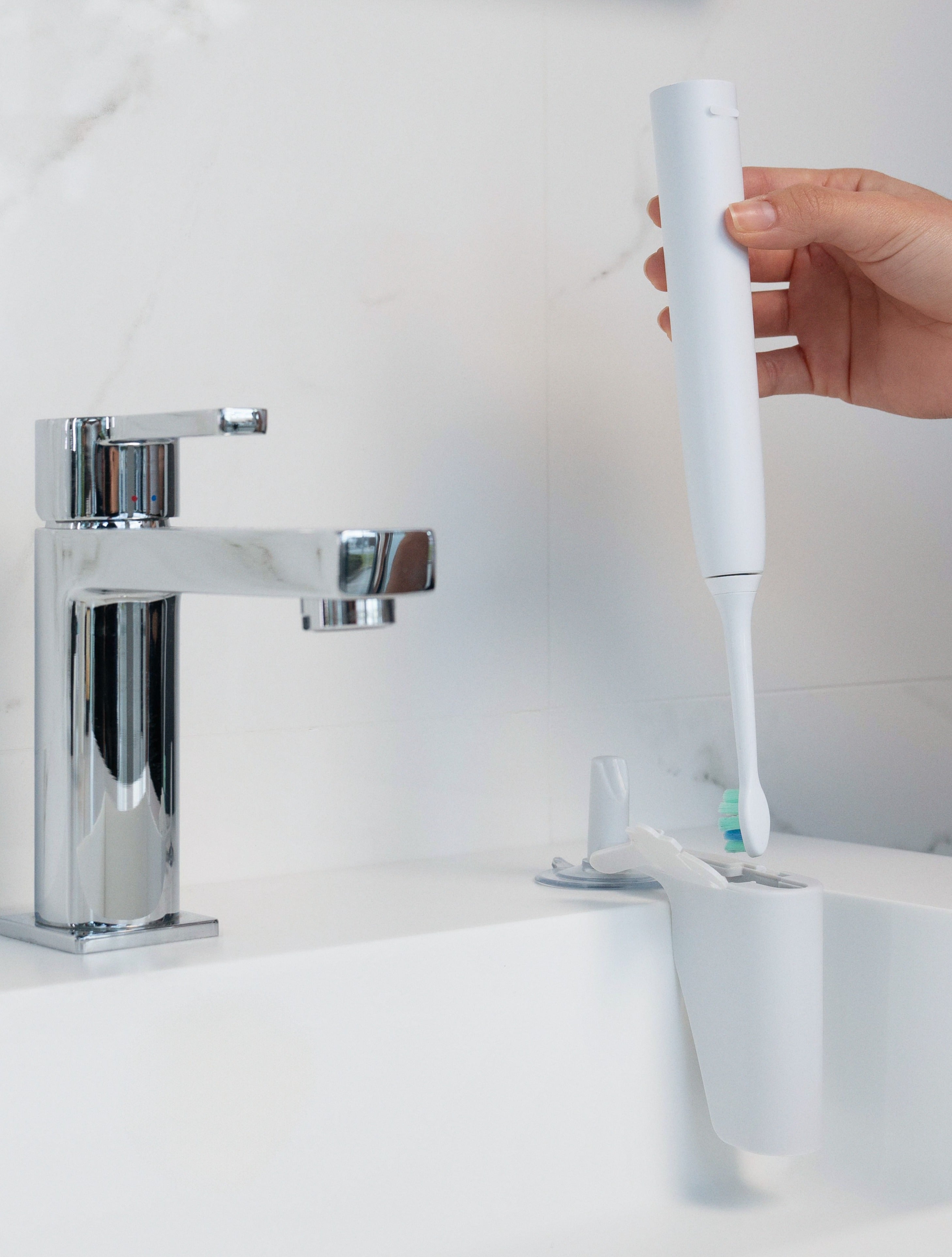 nook toothbrush holder white electric toothbrush holder #Color_White
