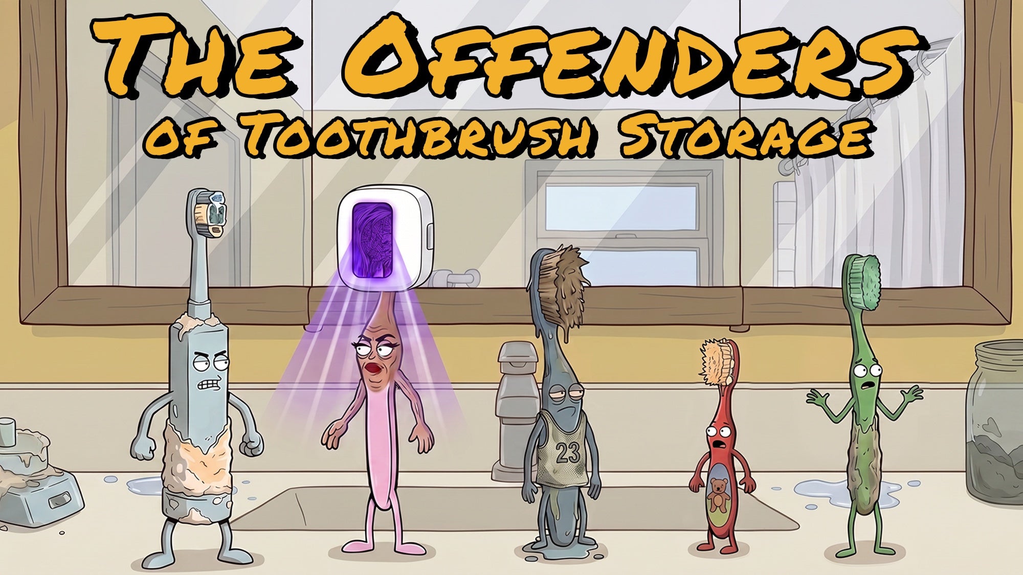 The Offenders of Toothbrush Storage
